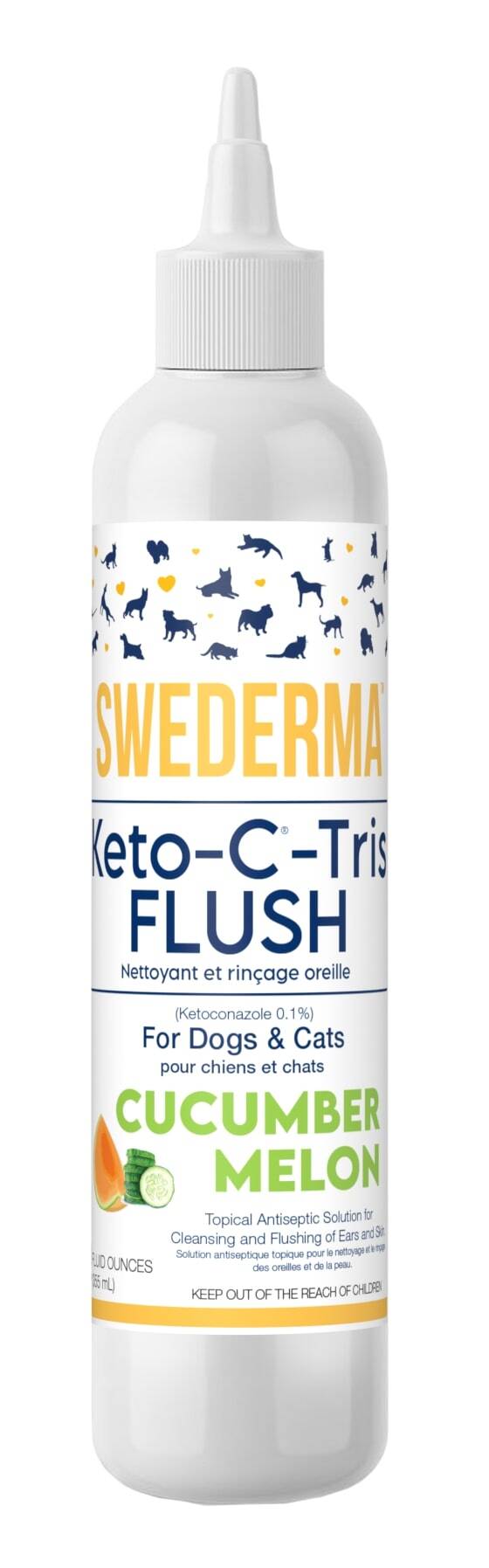 SWEDERMA Therapeutic KETOC TRIS Flush 355ml (Cucumber Melon