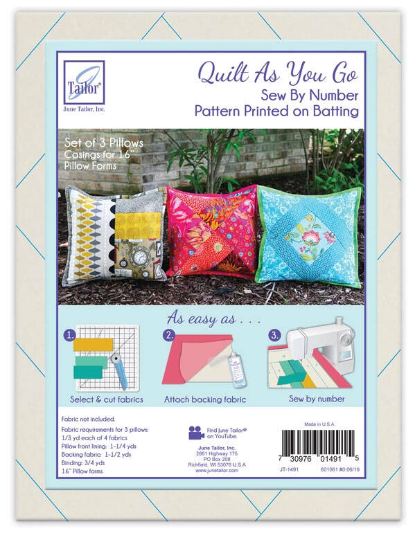 Quilt As You Go - Pillows