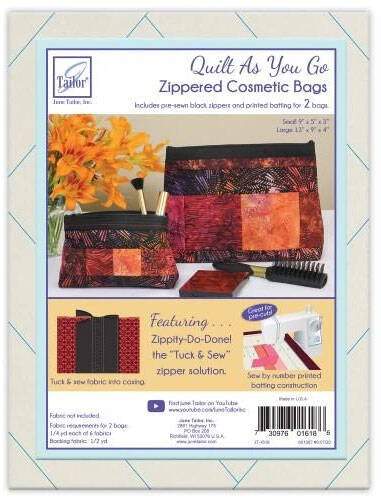 Cosmetic Bag with Zippity-Do-Done - BLACK*