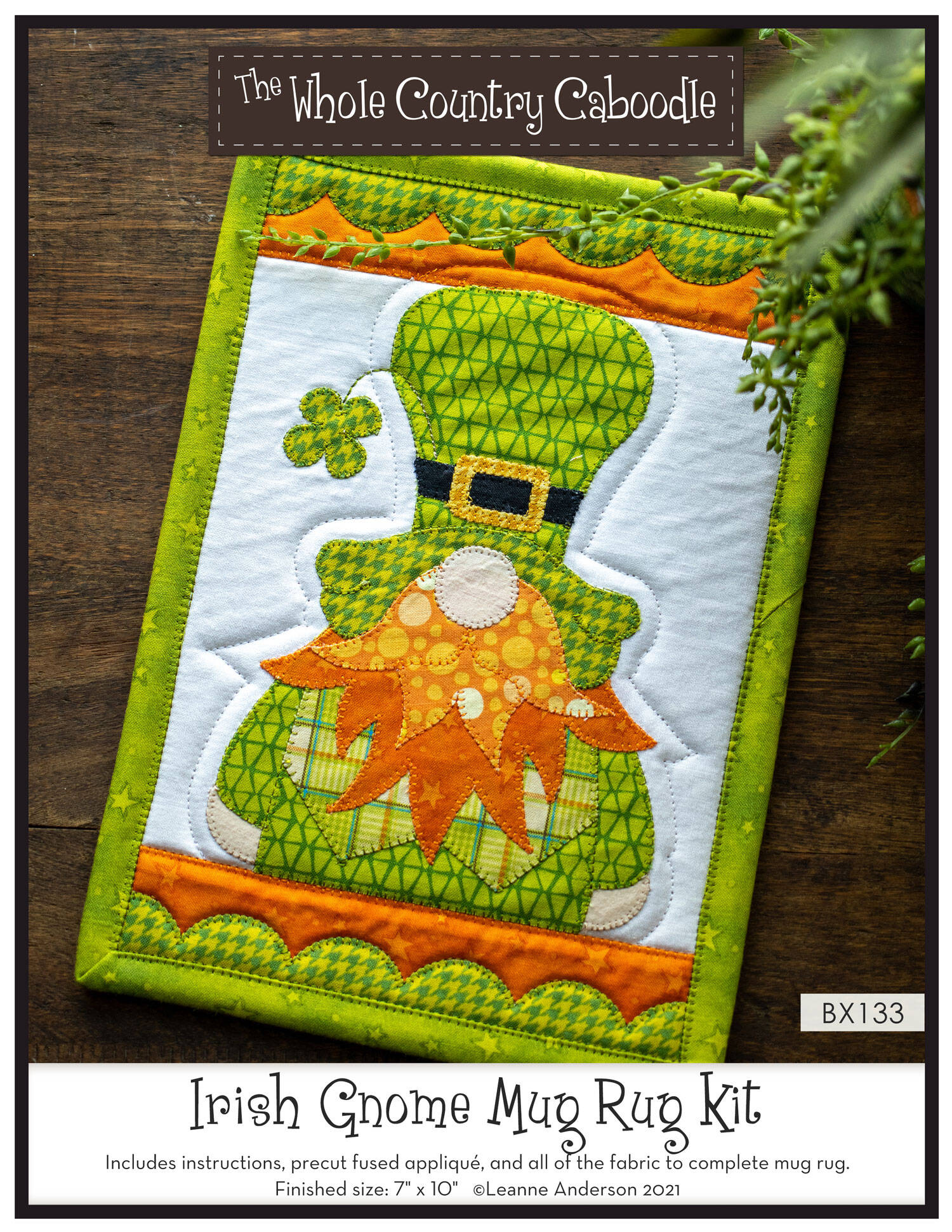 Irish Gnome Mug Rug Kit*