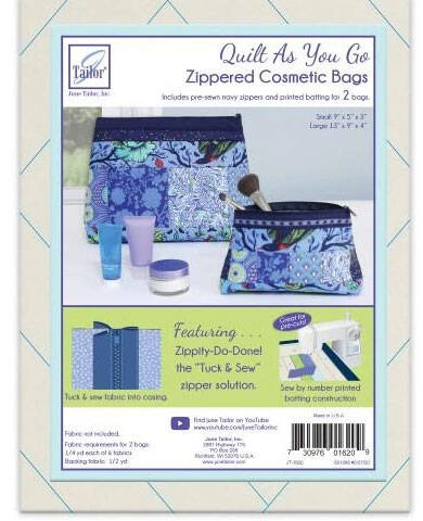 Cosmetic Bag with Zippity-Do-Done - NAVY*