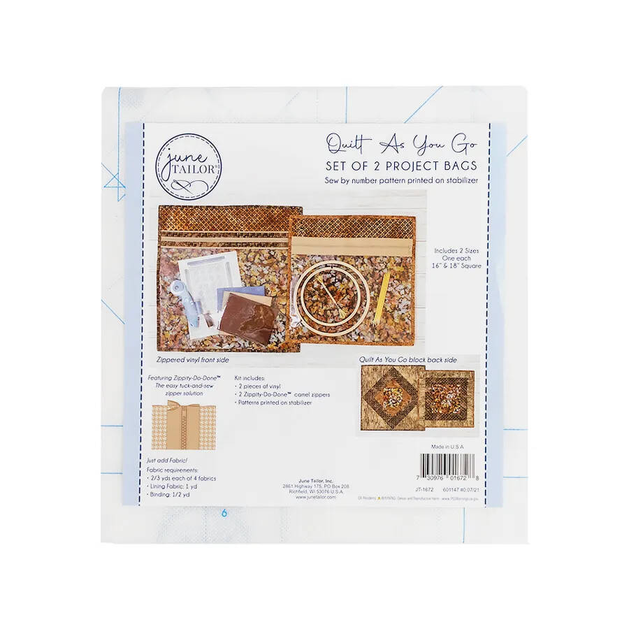 Project Bags Kit with Zippity-Do-Done - CAMEL