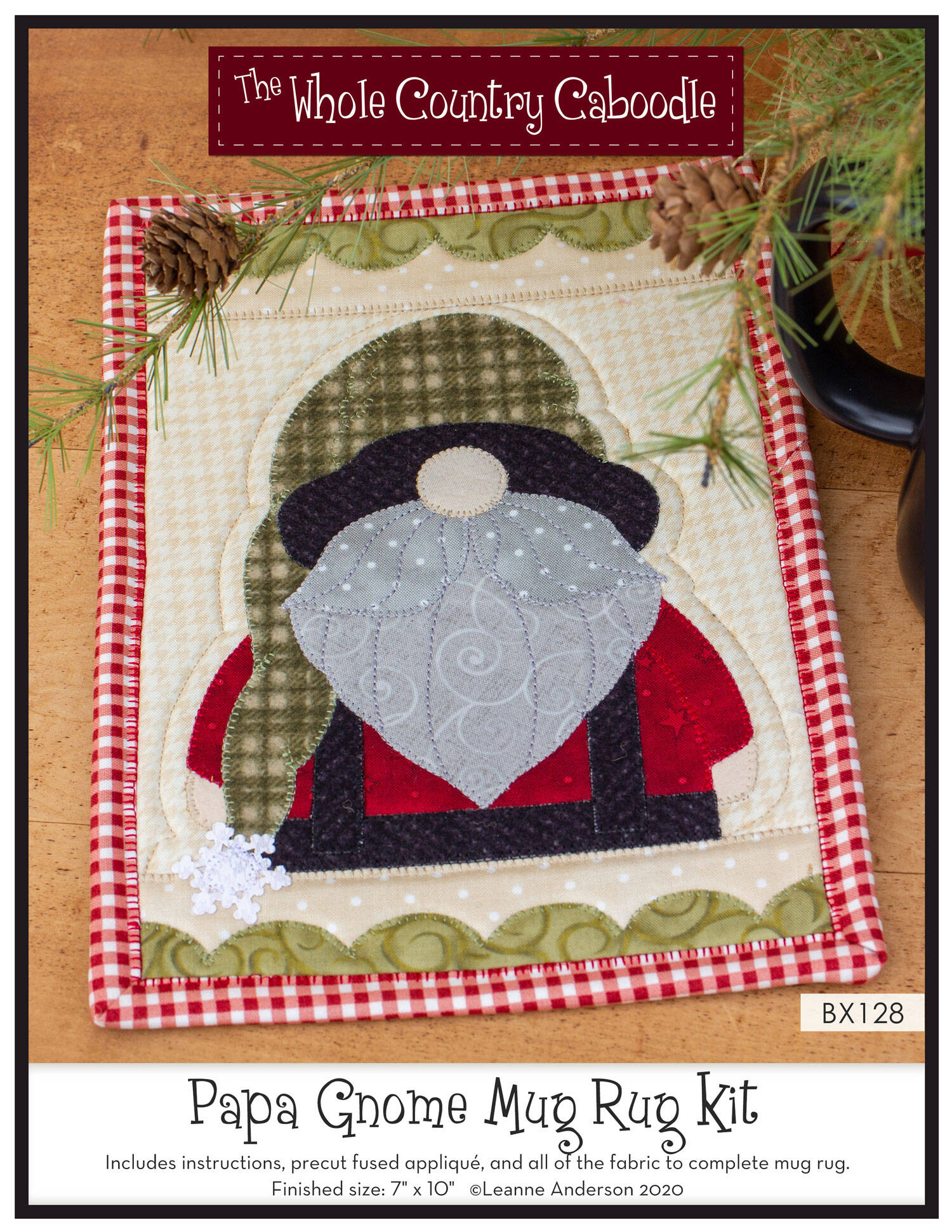 Papa Gnome Mug Rug Kit*