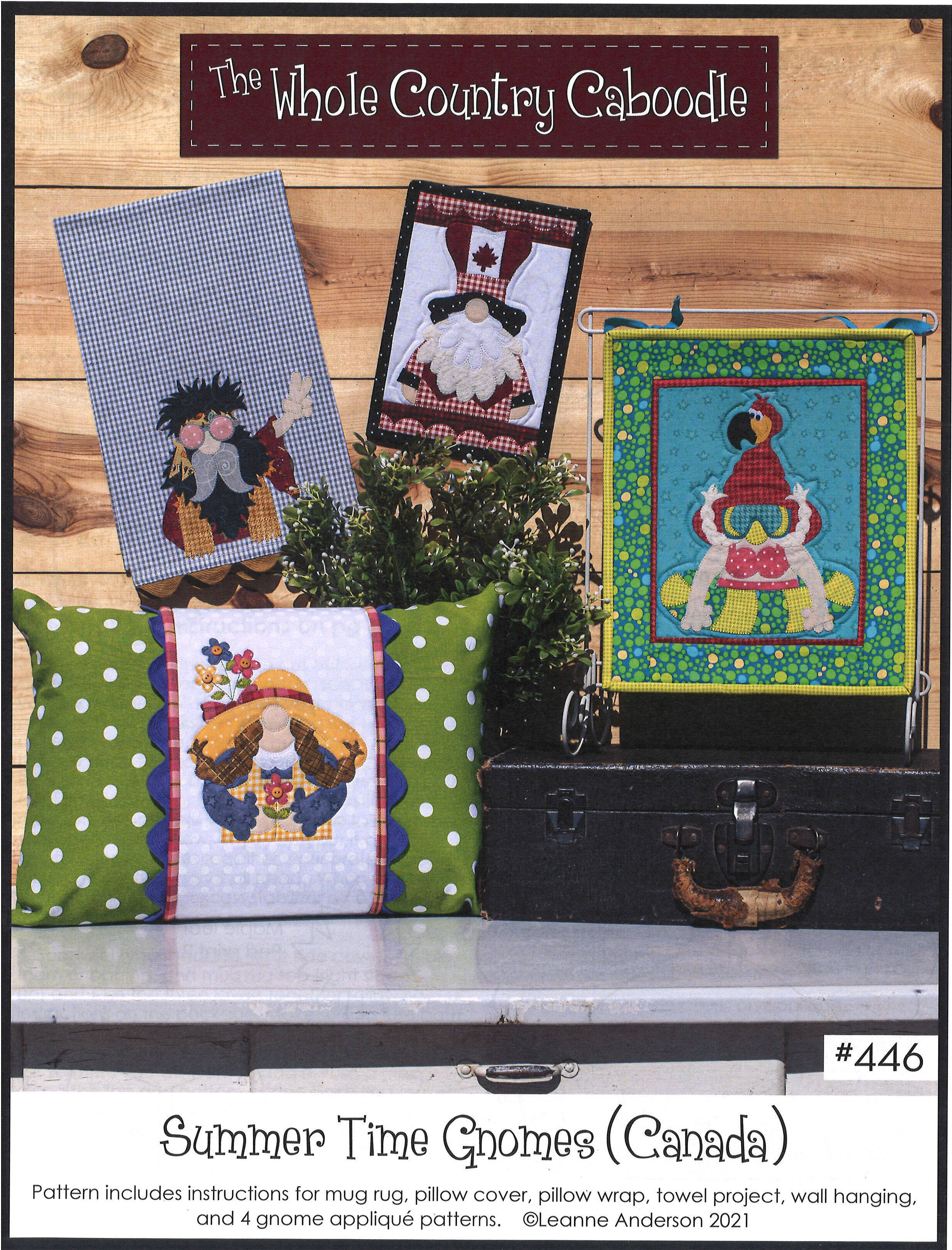 Canada Summer Time Gnomes Pattern*
