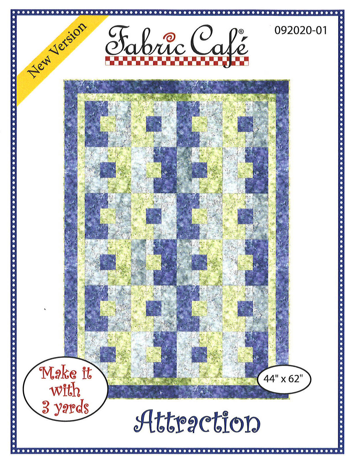 Attraction - 3 Yard Quilt Pattern