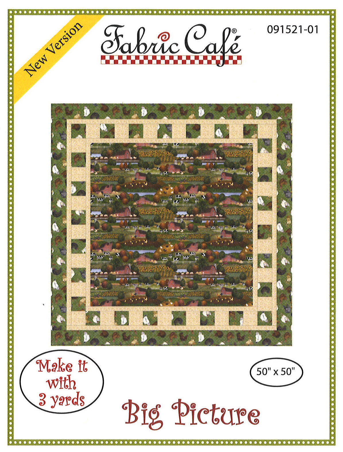 Big Picture - 3 Yard Quilt Pattern