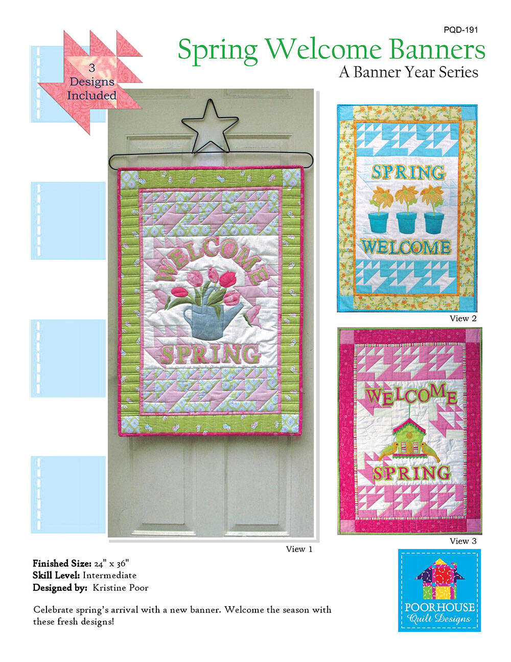 Spring Welcome Banners Pattern