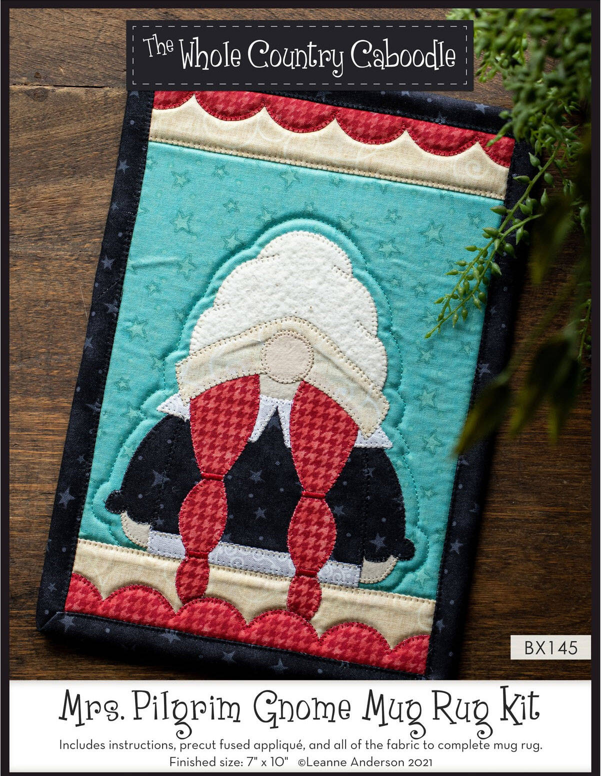 Mrs. Pilgrim Gnome Mug Rug Kit*