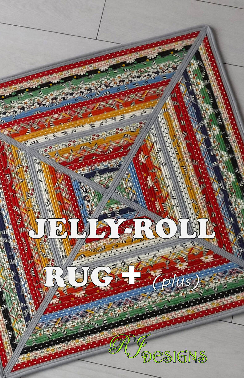 JELLY-ROLL RUG + (plus) Pattern