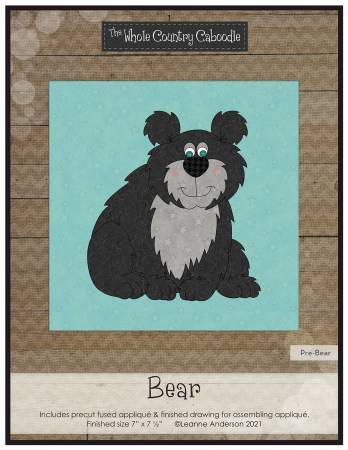 Bear Precut Fused Applique Pack*