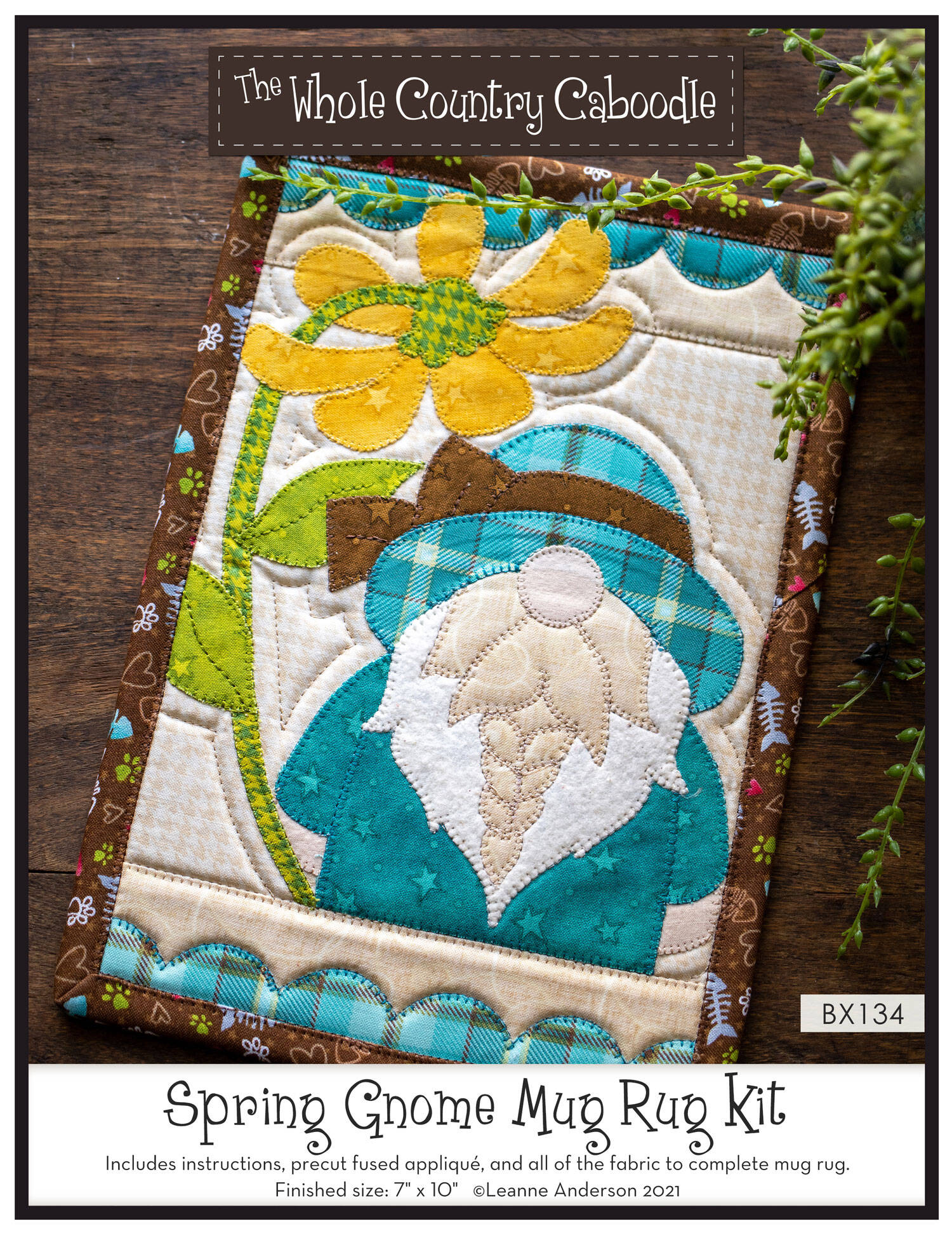 Spring Gnome Mug Rug Kit*