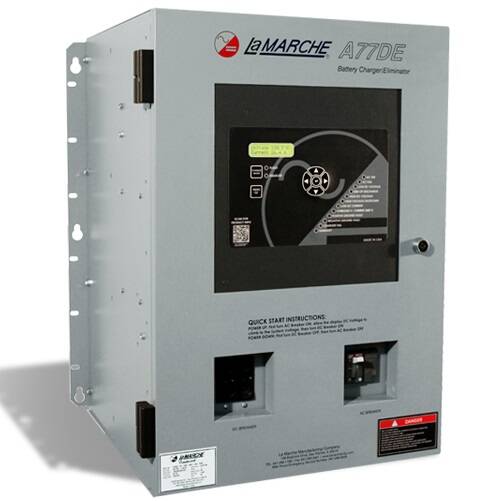 Charger 130V 12A 120 208 240VAC 1P with Alarms Logging Eliminator LaMarche