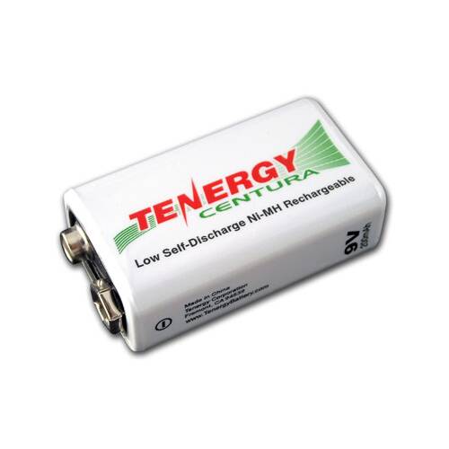 Tenergy Centura 9V 200mAh NiMH Rechargeable Battery - Tenergy