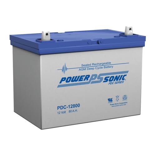 12V 80Ah RPower AGM Batterie - Powertec Energy
