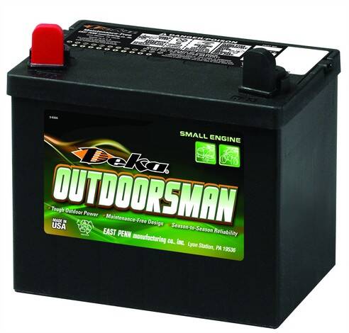 Lawn tractor deals battery voltage