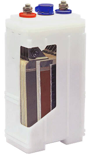 1.2V 80Ah @ 5Hr Rate to 1.0 VPC NiCD Flooded Cell PVC Jar M10