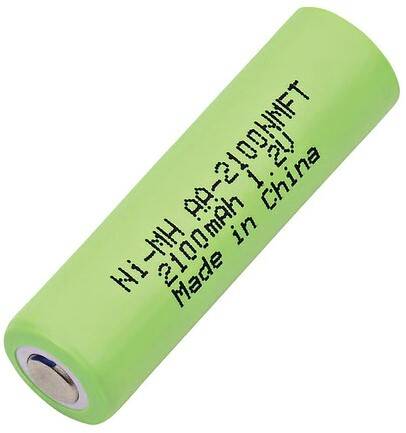 1.2V 2100mAh NiMH AA PVC Wrapped Flat Top Dantona | Wholesale