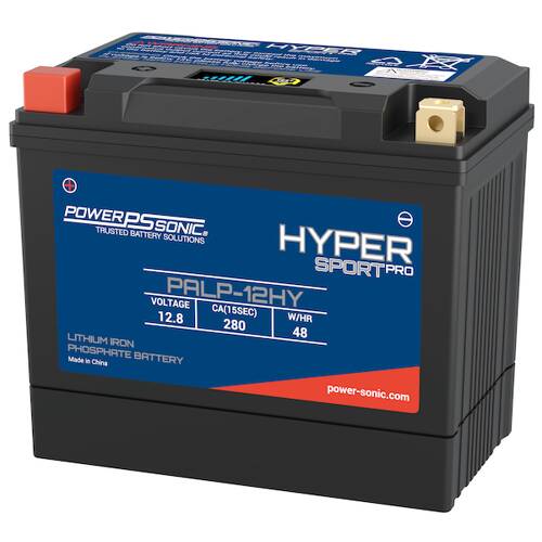 12.8V 280PHCA 48WH LiFePO4 HyperSport Battery PowerSonic - 24