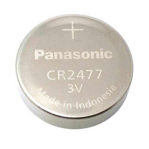 Pansonic CR2477 Battery, Non Rechargeable Lithium Coin Cell 3V/1000mAh –  BBM Battery