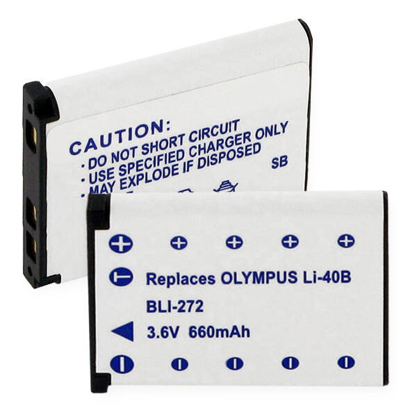 3.7V 660mAh Li-Ion Video-Digital Camera Battery Olympus
