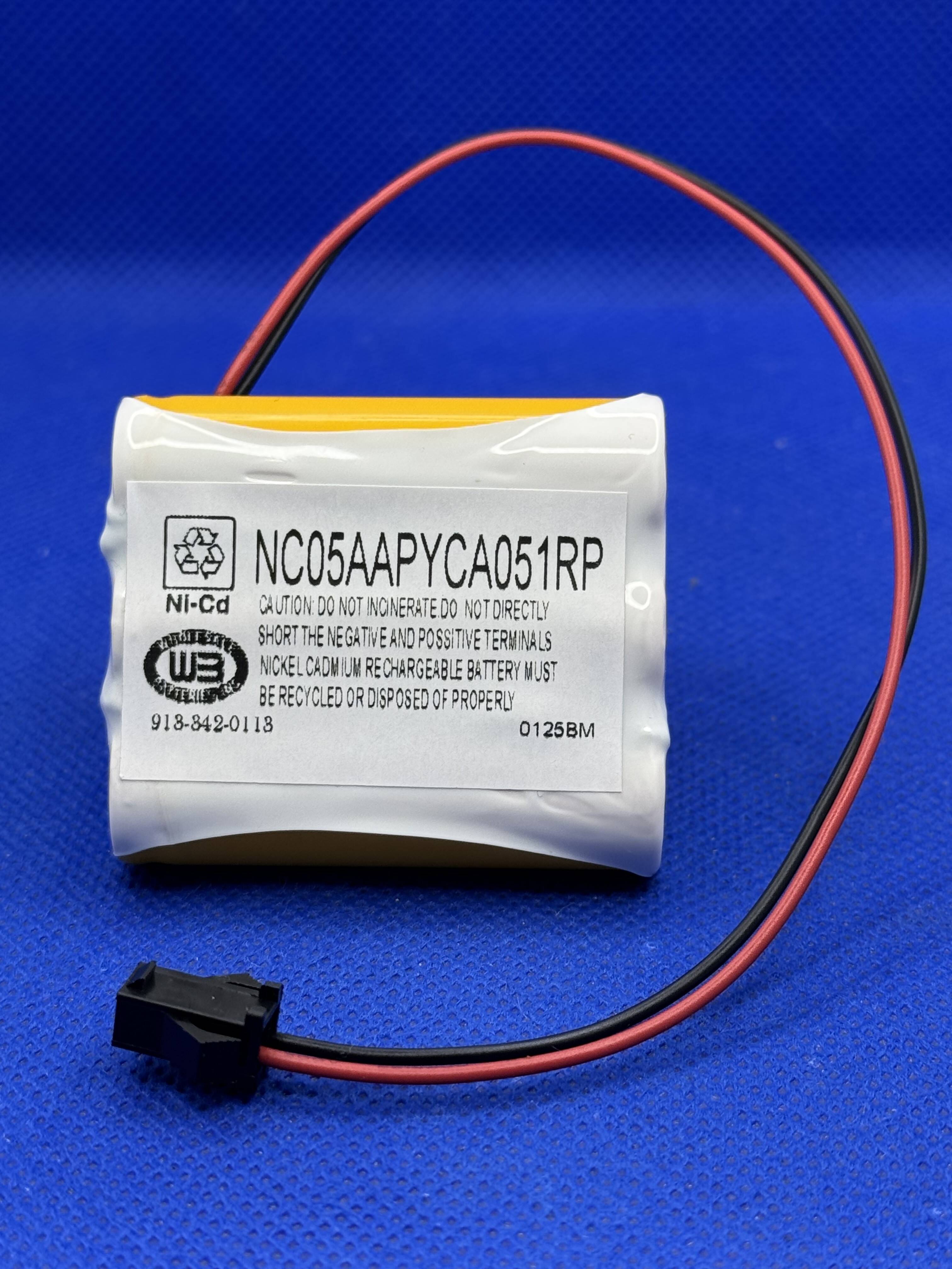 6V 1000mAh NiCD AA Pyramid (2x3) Pack w/CA051 (Reverse polarity